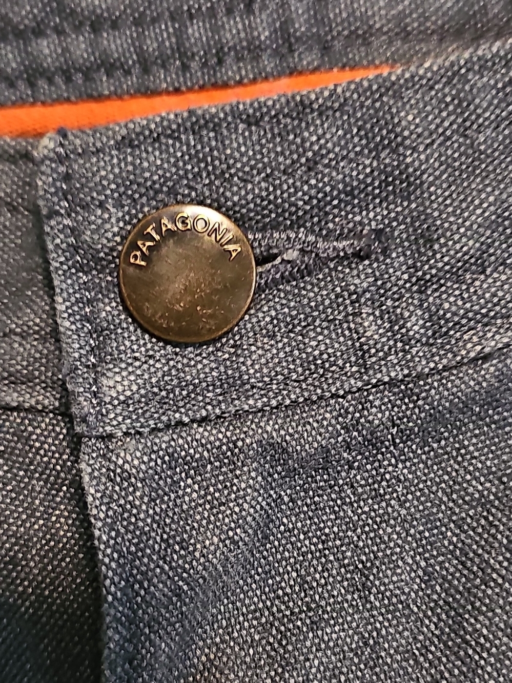 Patagonia Women's Blue Hemp Blend Double Knee Work Pants - Picture 2 of 9